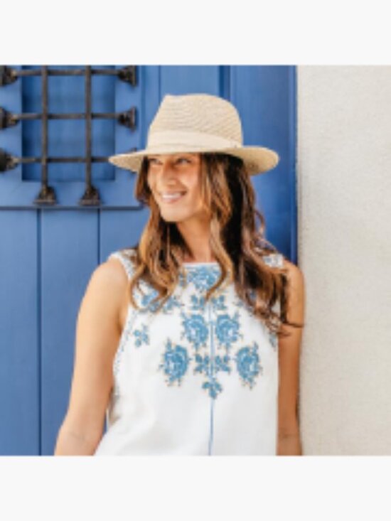 UPF 50+ Fedora Sun Hat - Packable, Adjustable, Travel-Friendly main image 6